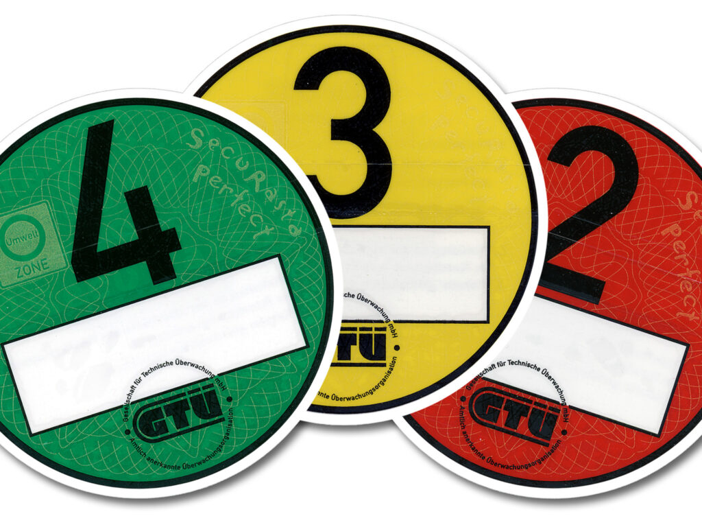 gtÃœ schadstoffplaketten